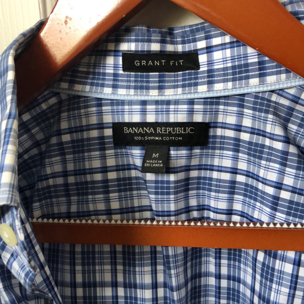 Banana Republic Grant Fit Men’s Dress Shirt - Picture 3 of 8